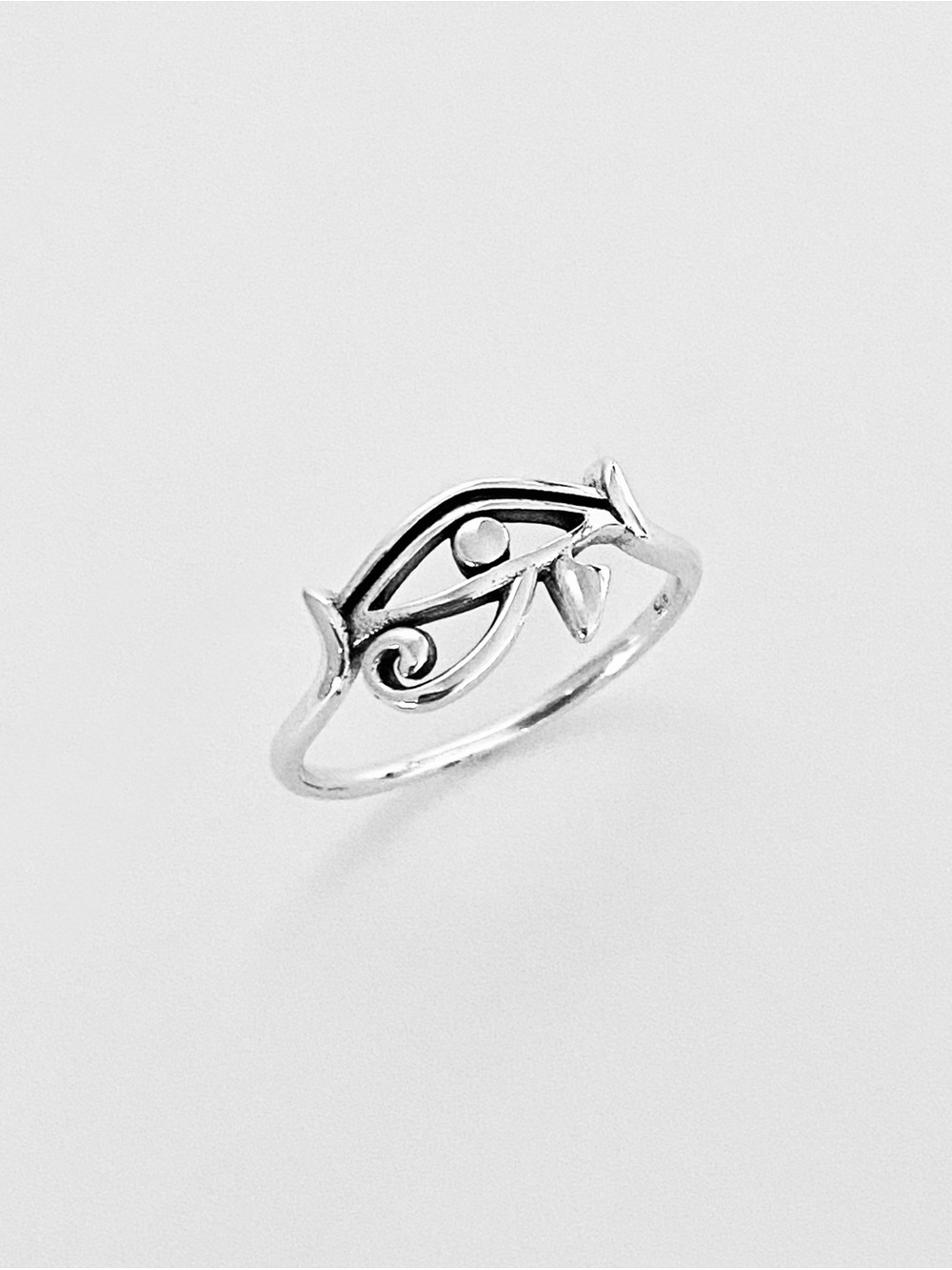 925 Sterling Silver Little Ra Eye Ring, Evil Eyes Jewelry, Eye of Horus Rings
